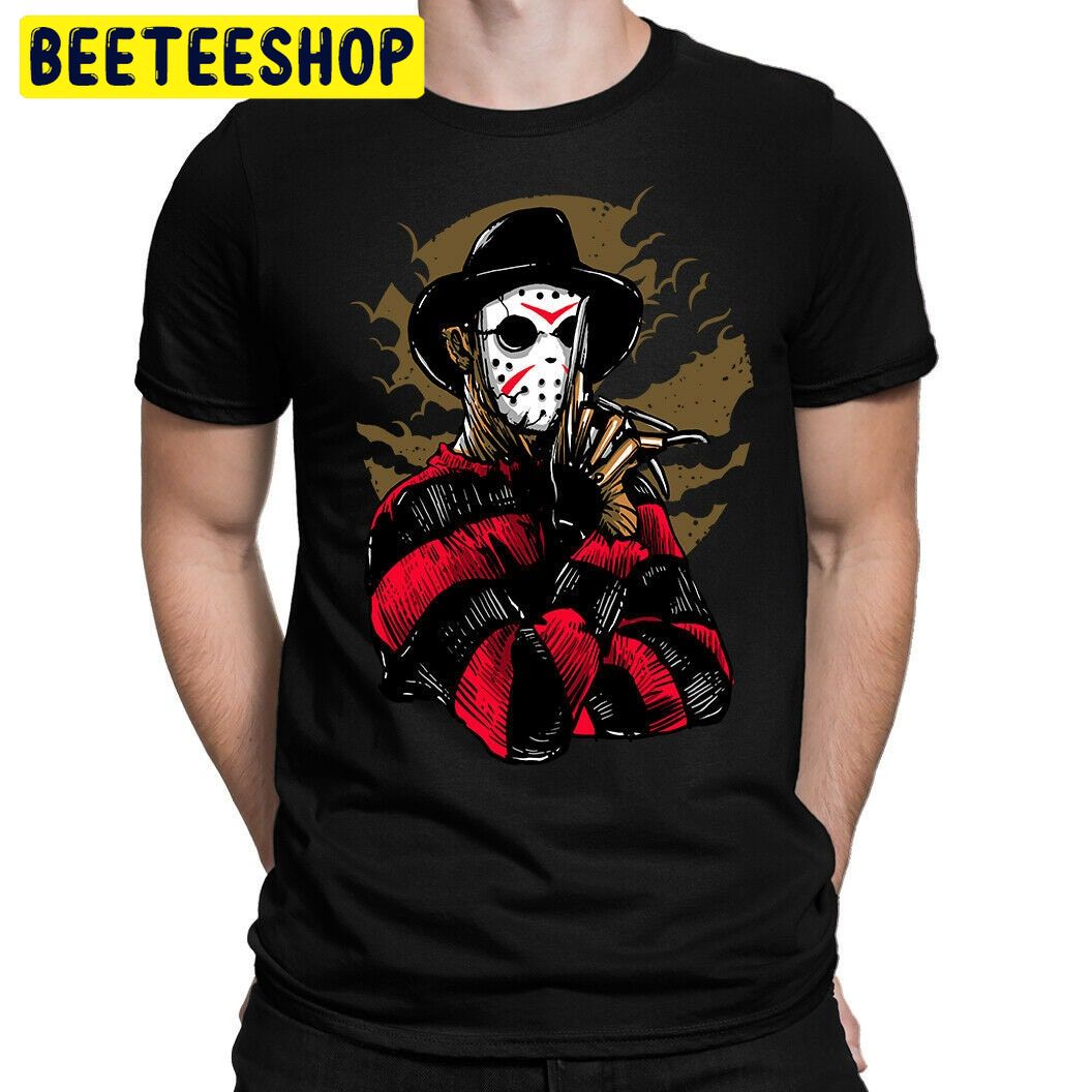 Freddy Vs Jason Mashup Happy Halloween Trending Unisex Shirt