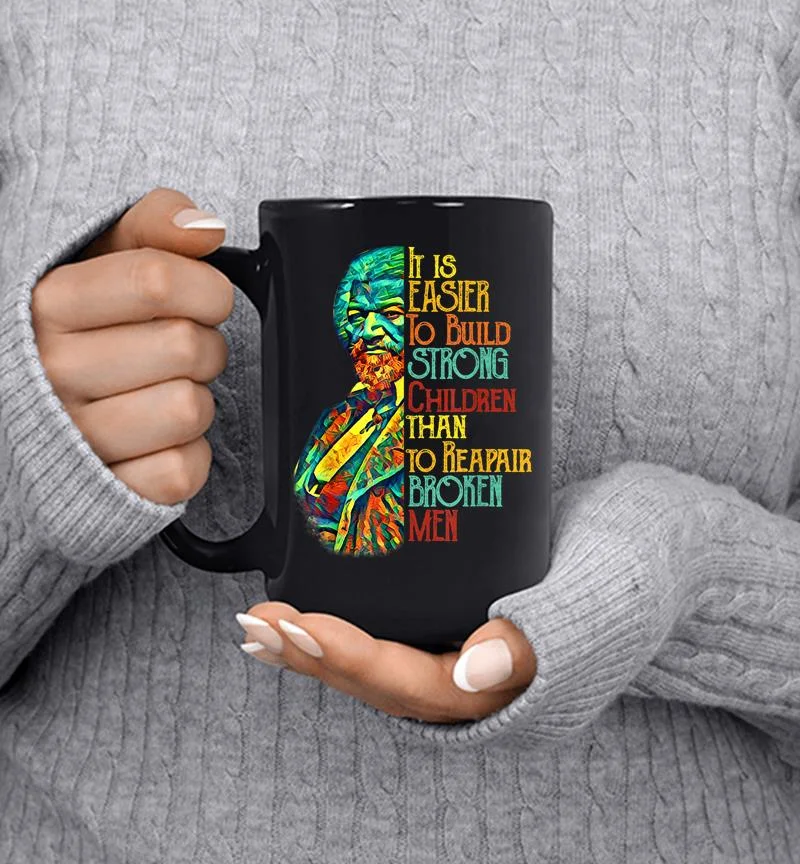 Frederick Douglas Black Leader Quote 8211 Black History Month Mug