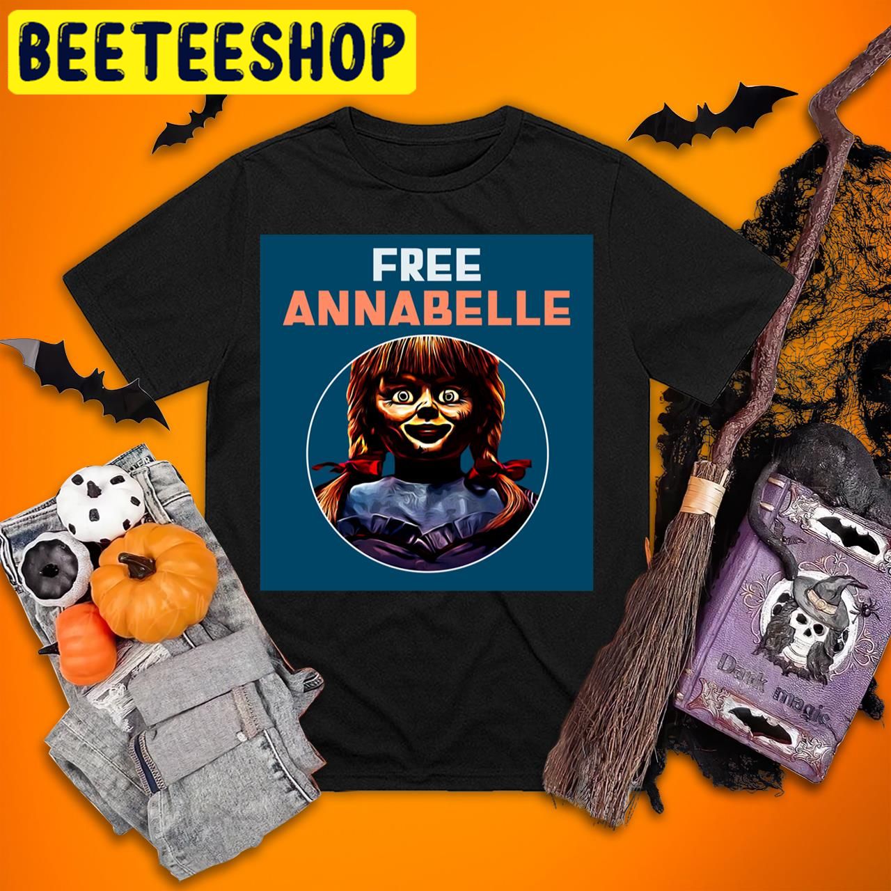 Free Annabelle Ghost Horror For Halloween Trending Unisex T-Shirt