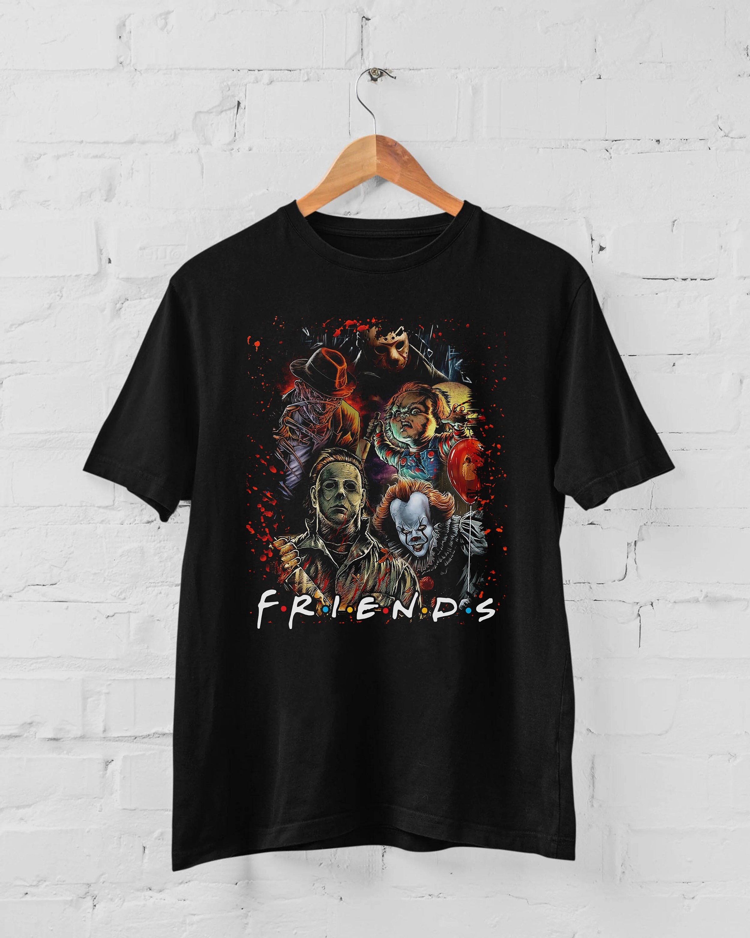 Friends Horror Killers Horror Character Halloween Shirt