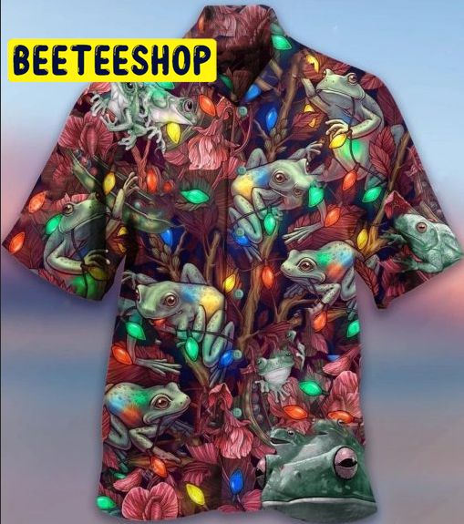 Frog Light Bulb Hawaiian Shirt