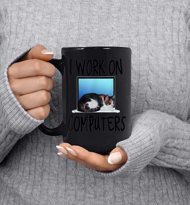 Funny Cats And Computers Kitty For Pet Lovers Mug