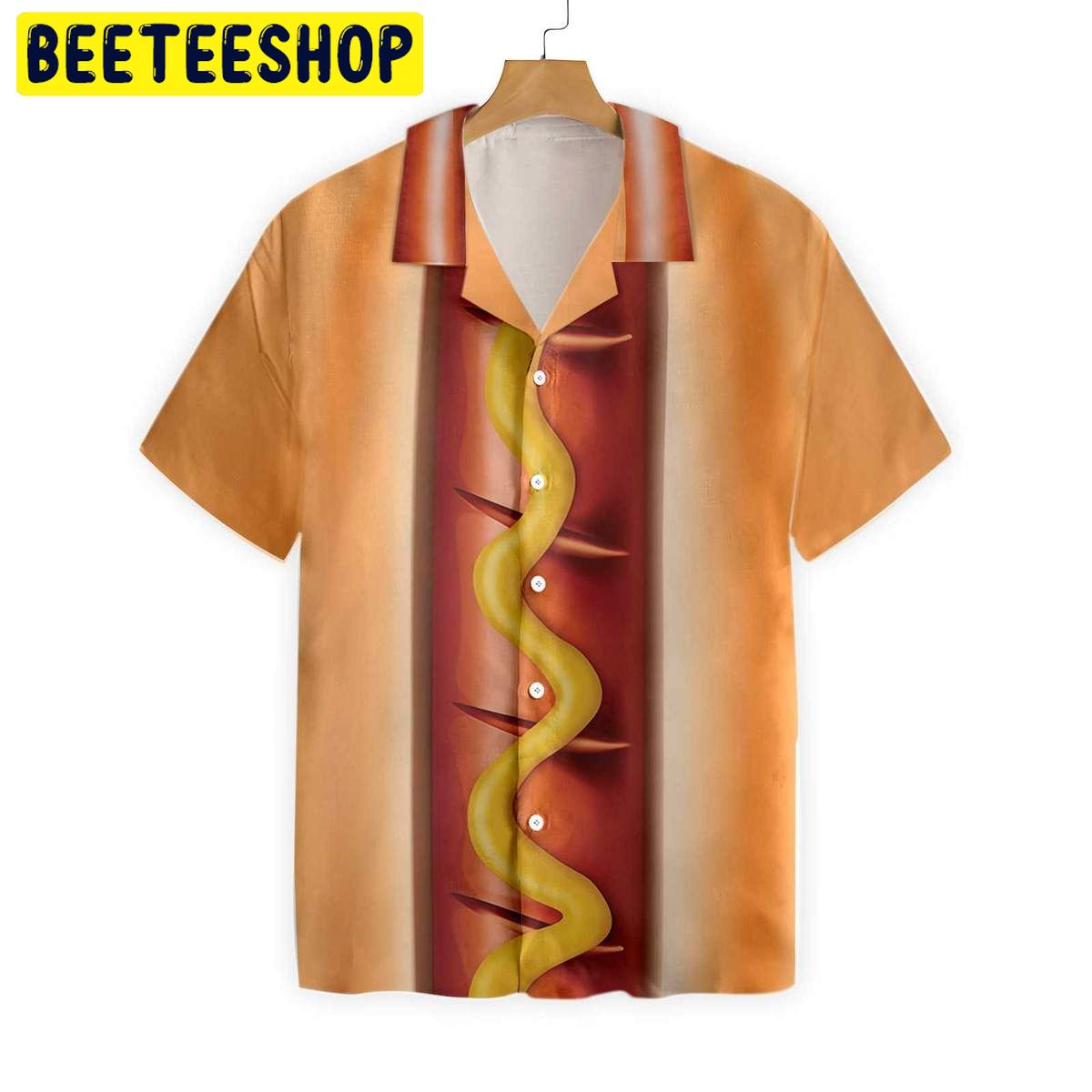 Funny Hot Dog Trending Hawaiian Shirt