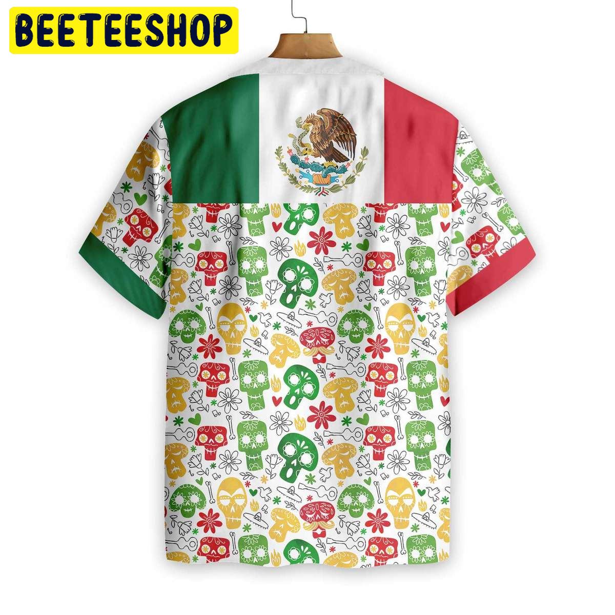 Funny Mexican Skull Trending Hawaiian Shirt - Beeteeshop