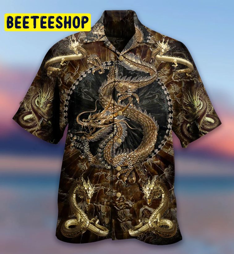 Galaxy Art Dragon Love Life Trending Hawaiian Shirt