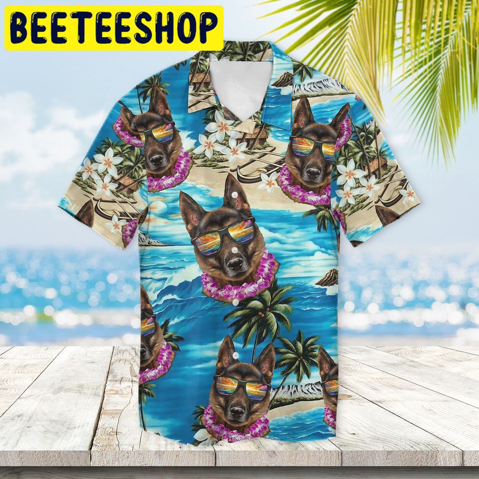 German Shepherd Hawaiian Shirt