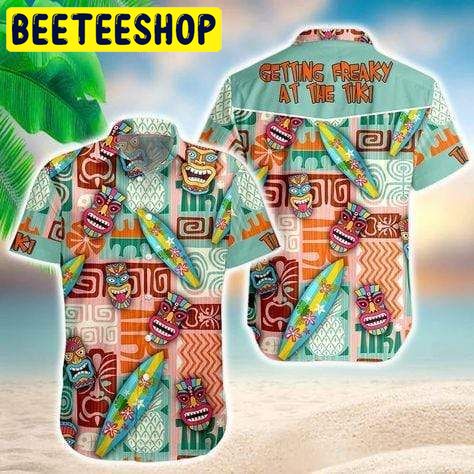 Getting Freaky At The Tiki Hawaiian Shirt 2359