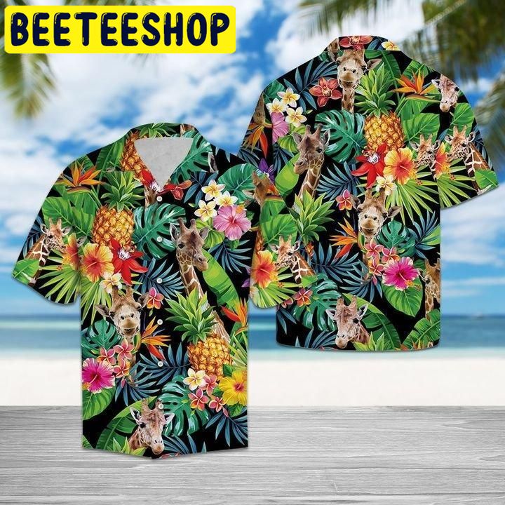 Giraffe Hawaiian Shirt 3359 - Beeteeshop