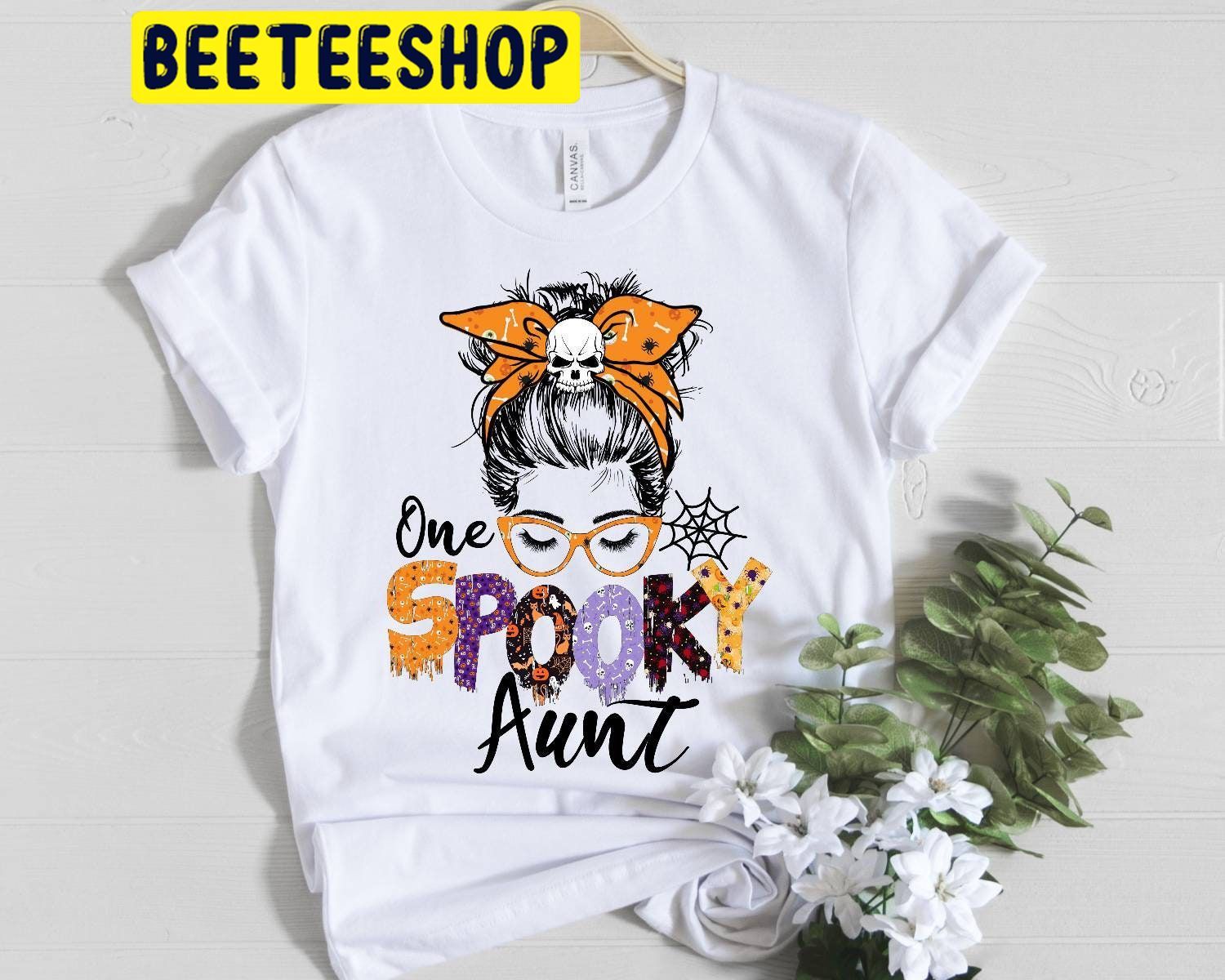 Girl Spooky Aunt Halloween Trending Unisex Shirt