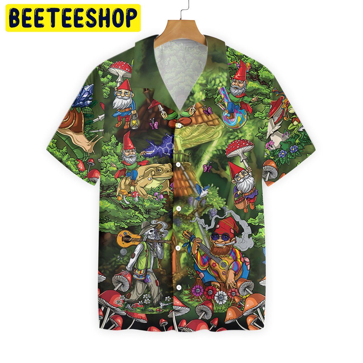 Gnome Hippie Trending Hawaiian Shirt