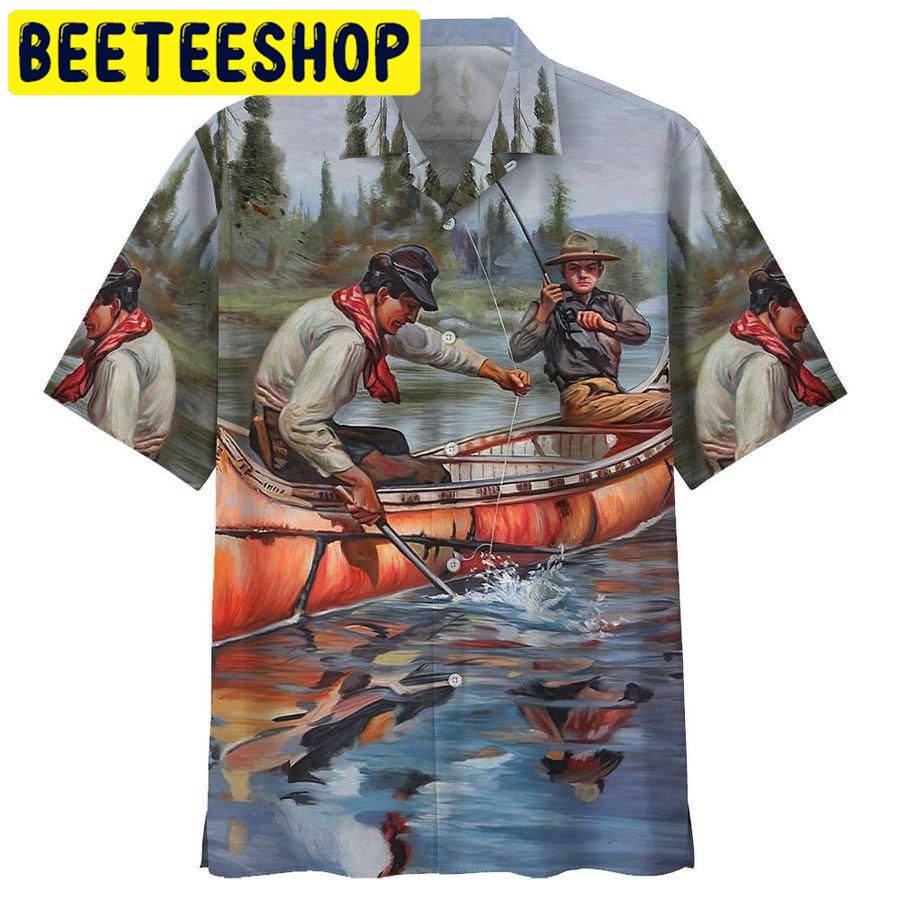 Go Fishing Hawaiian Shirt