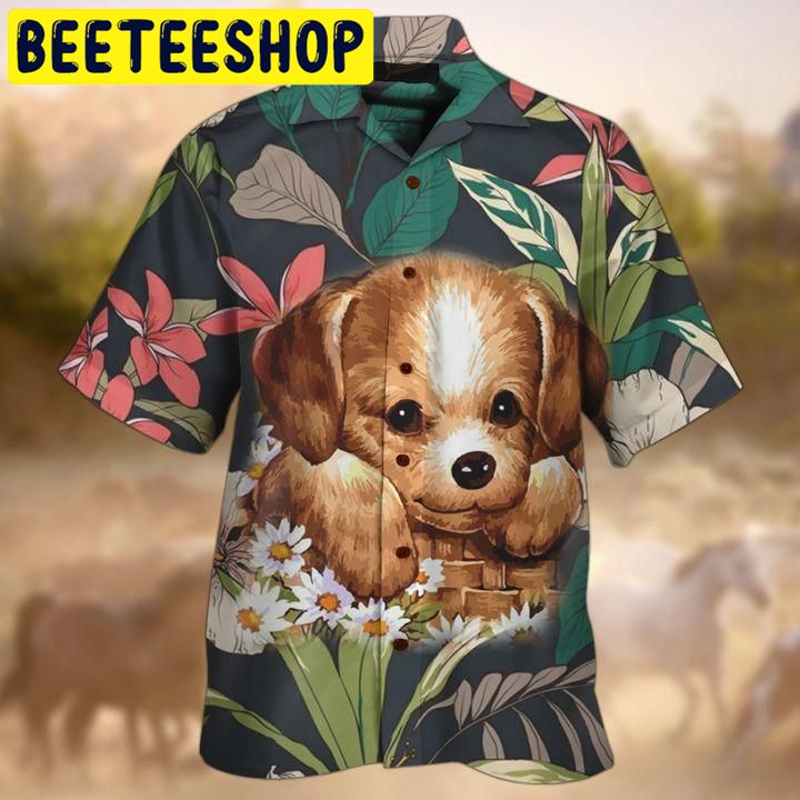 Golden Retriever Hawaiian Shirt 2359