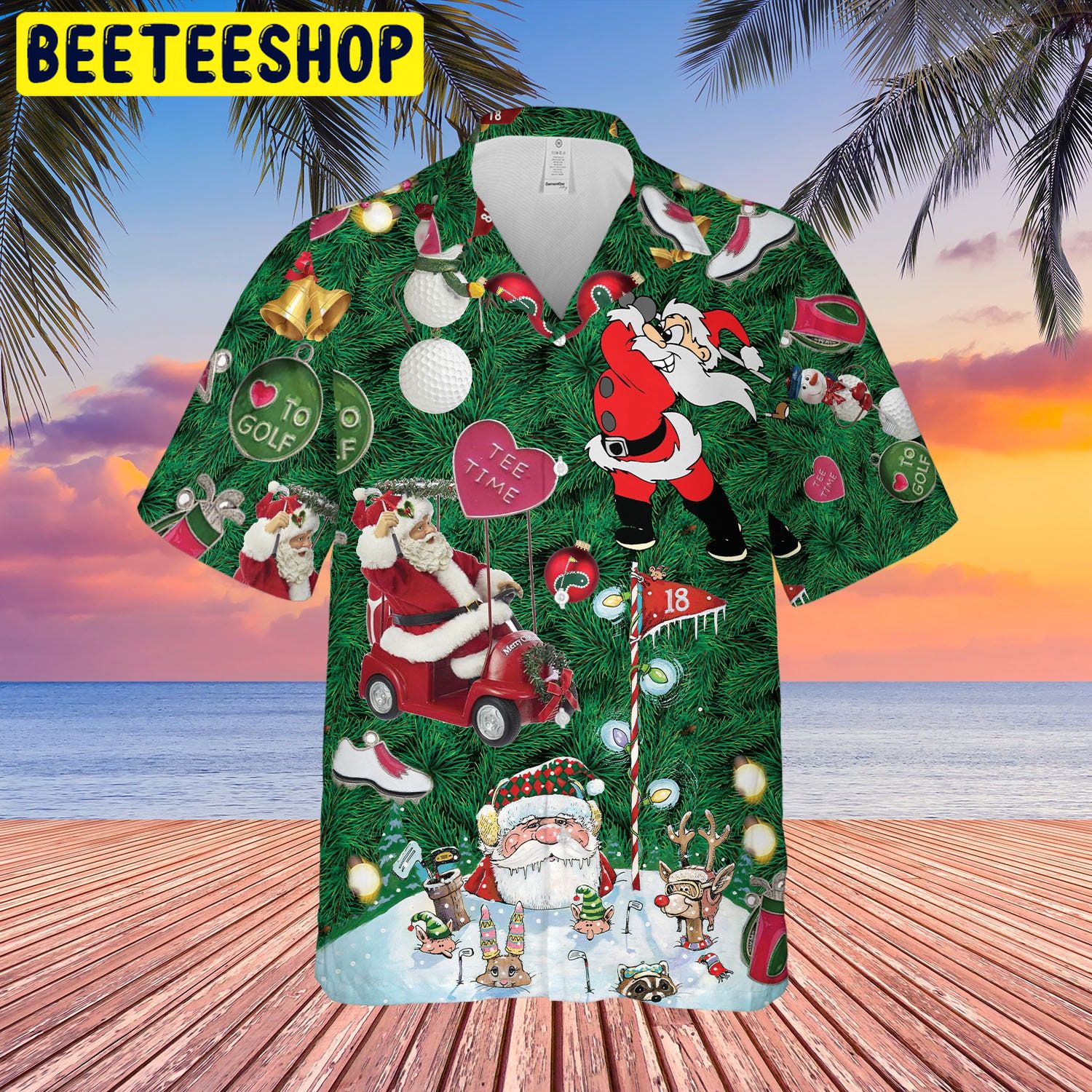 Golf Lovers Christmas Trending Hawaiian Shirt