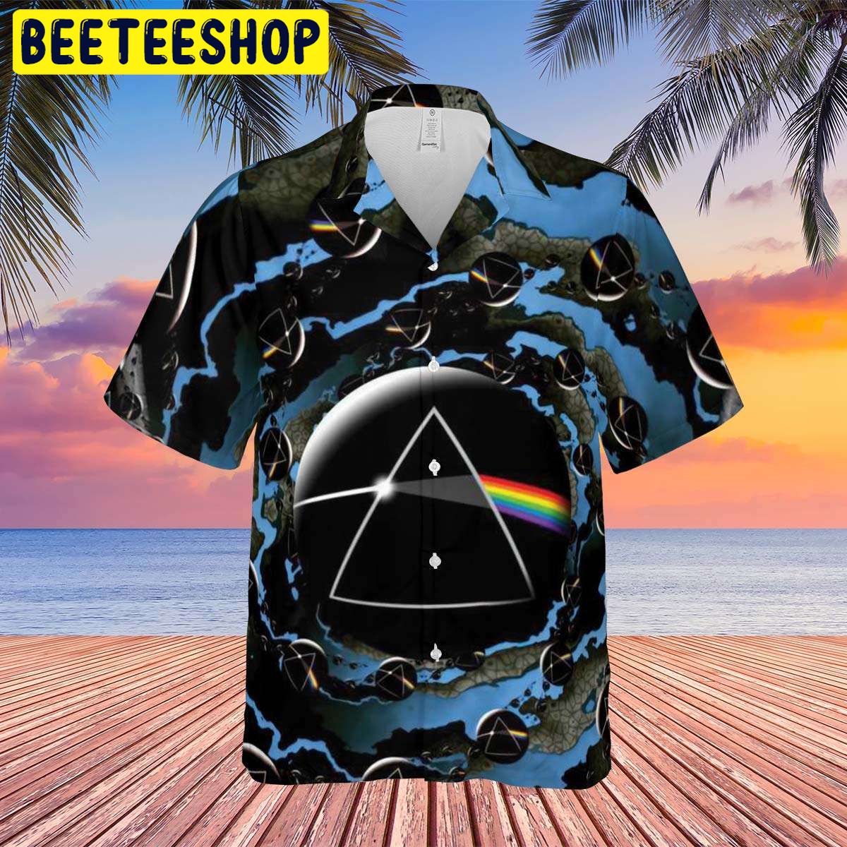 Good bye Blue Sky Dark Side Of the Moon Hawaiian Shirt