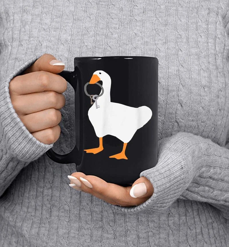 Goose With Keys Game Meme Mug