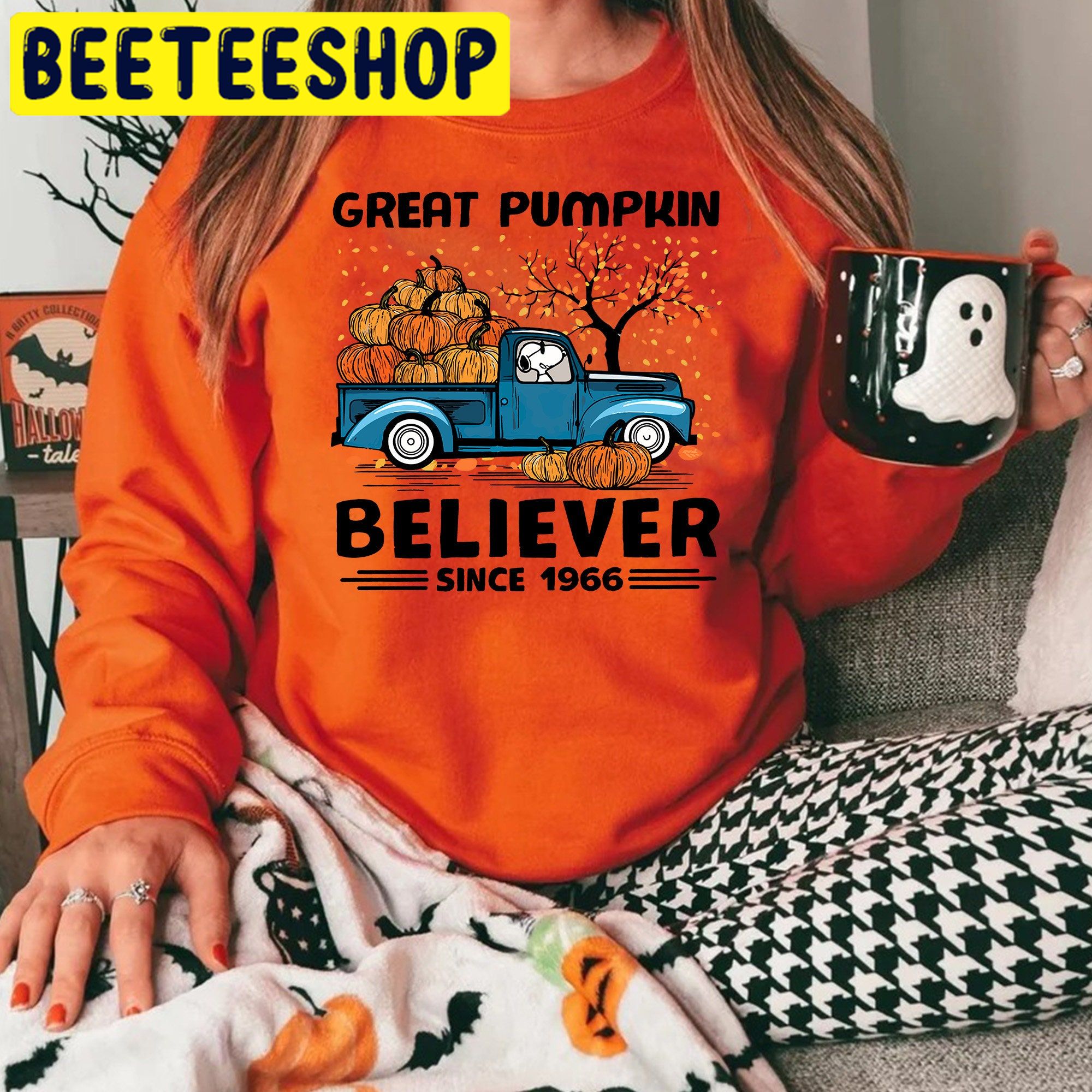 Great Pumpkin Believer Cute Truck Pumpkin Halloween Trending Unisex Shirt