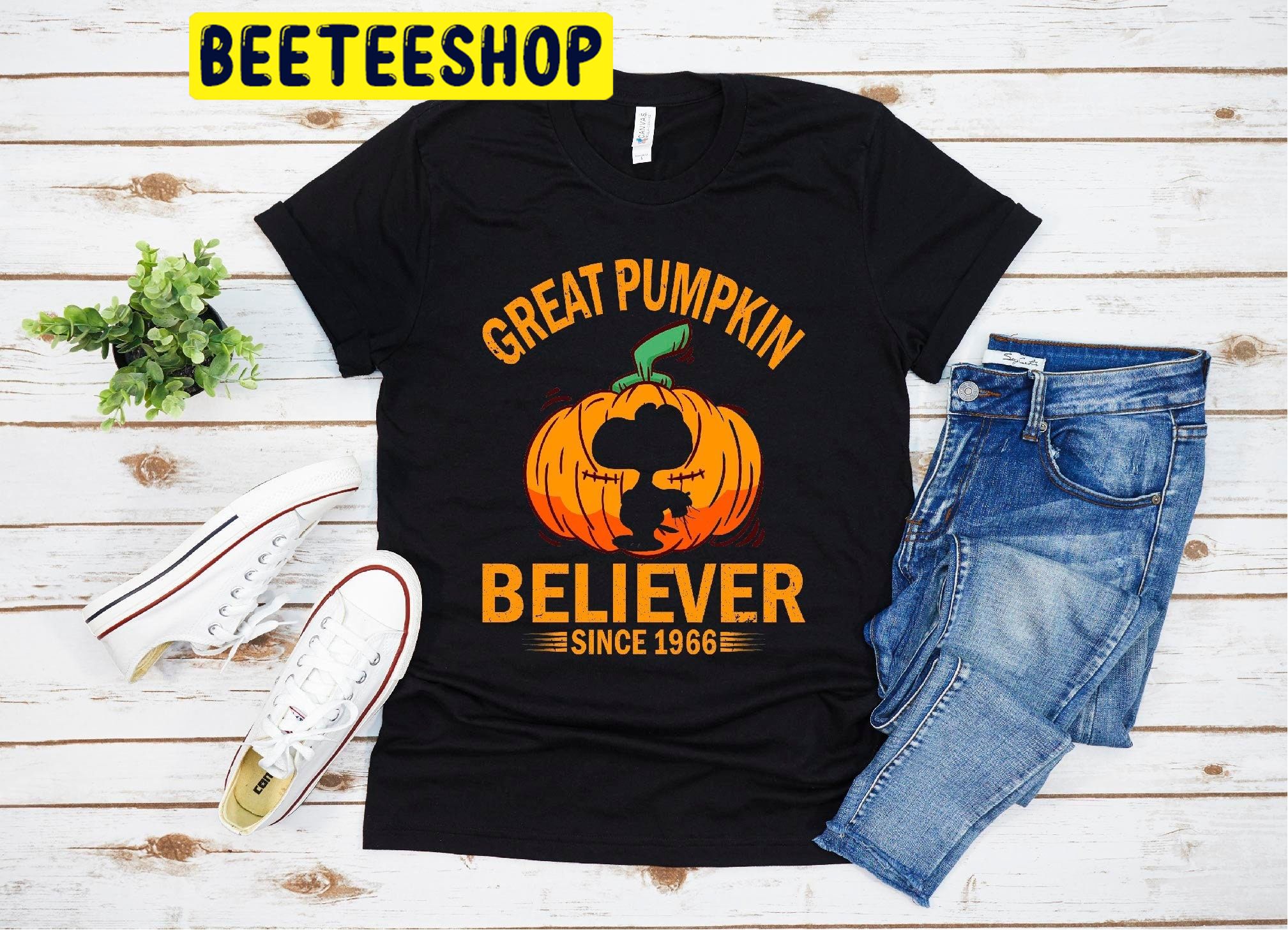 Great Pumpkin Believer Funny Scary Halloween Quotes Trending Unisex Shirt