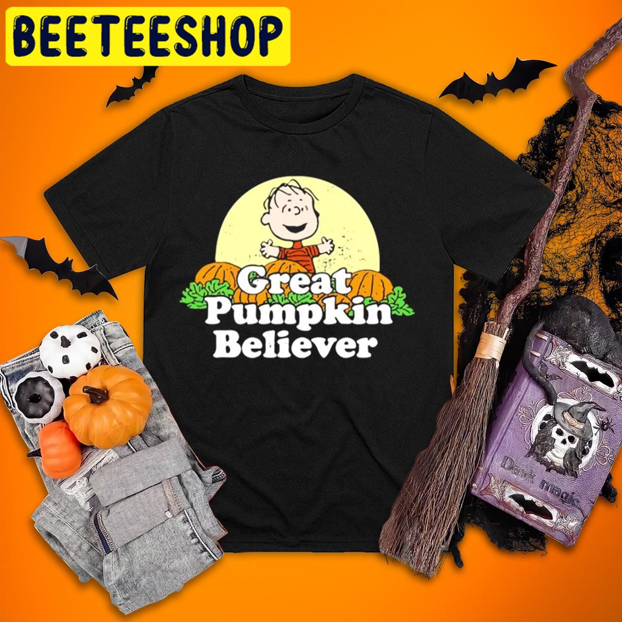 Great Pumpkin Believers Charlie Brown Halloween Trending Unisex T-Shirt