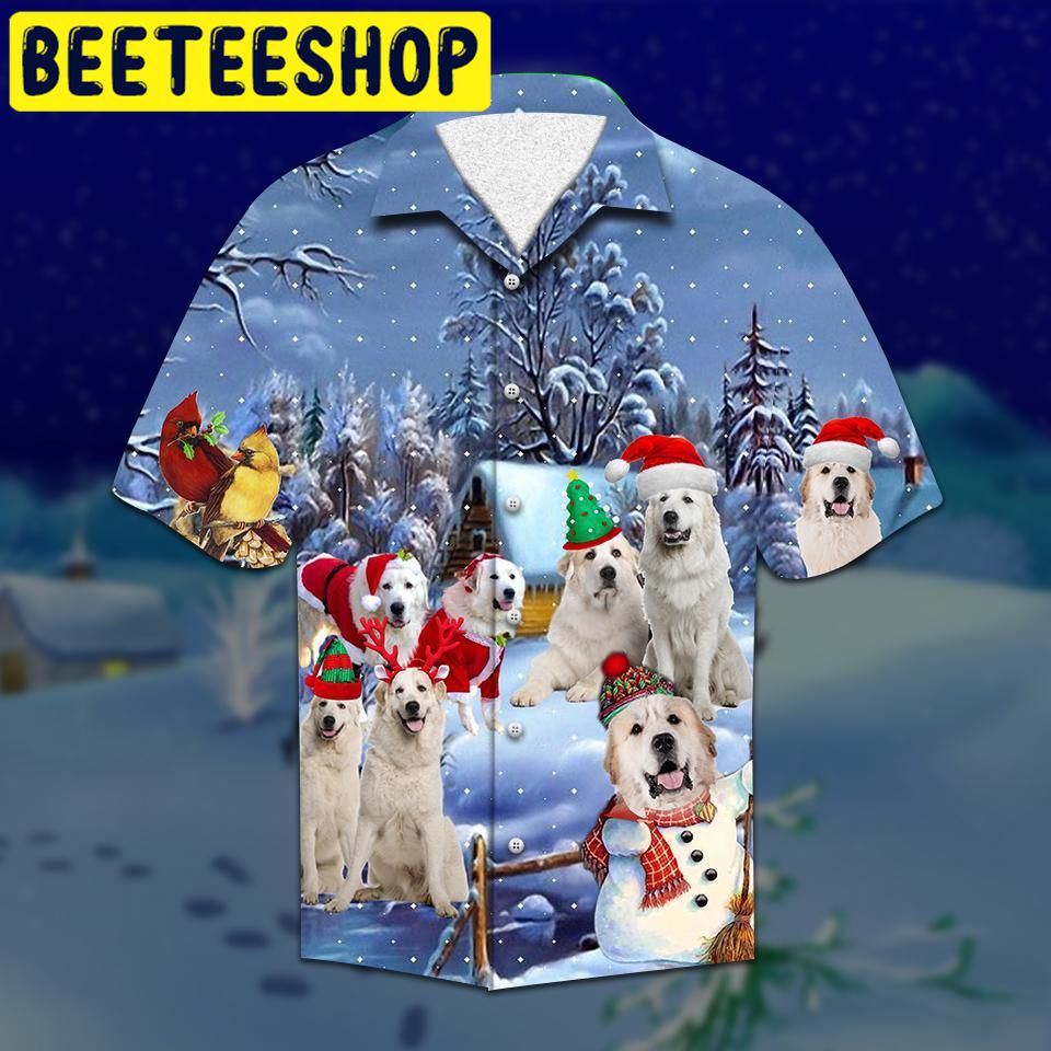 Great Pyrenees Christmas Hawaiian Shirt