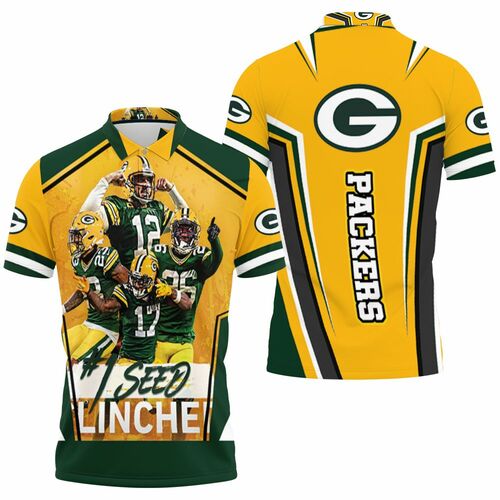 Green Bay Packers 1 Seed Nfc North Division Champions Super Bowl 2021 3D All Over Print Polo Shirt