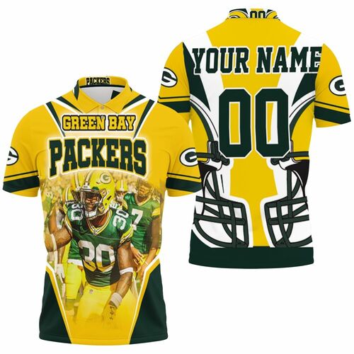 Green Bay Packers Logo Nfc North Champions Division Super Bowl 2021 Personalized 3D All Over Print Polo Shirt