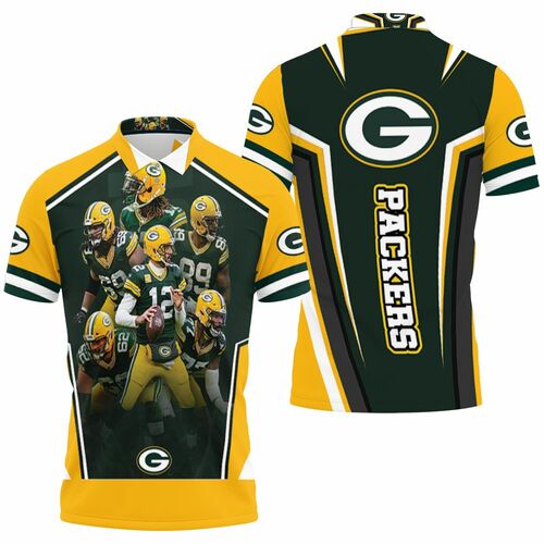 Green Bay Packers Logo Nfc North Division Champions 2021 Super Bowl 3D All Over Print Polo Shirt