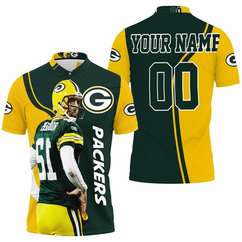 Green Bay Packers Nfc Noth Champions Aaron Charles Rodgers Personalized 3D All Over Print Polo Shirt