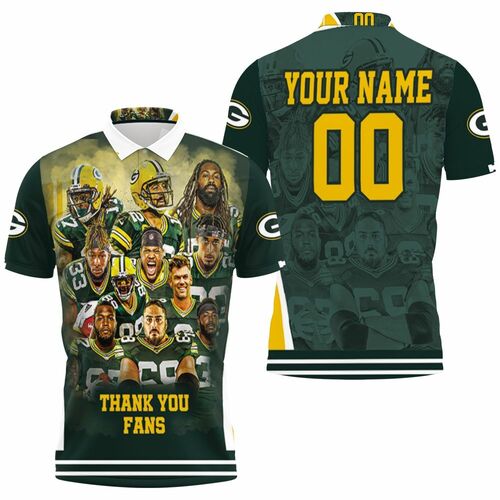 Green Bay Packers Nfc Noth Champions Thank You Fans All Player For Fan Personalized 3D All Over Print Polo Shirt