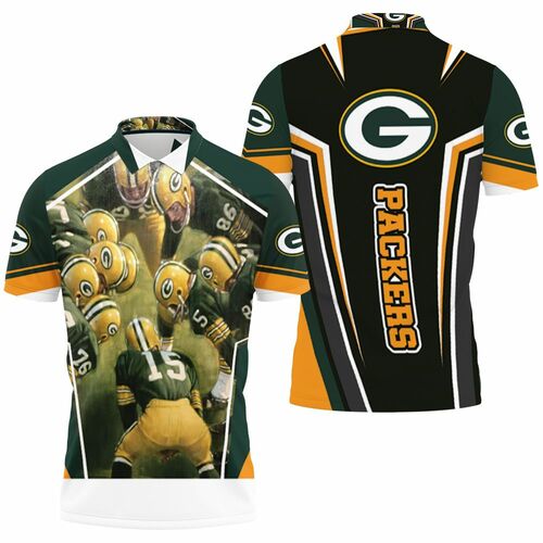 Green Bay Packers Teams Discussing Nfc North Division Champions Super Bowl 2021 3D All Over Print Polo Shirt