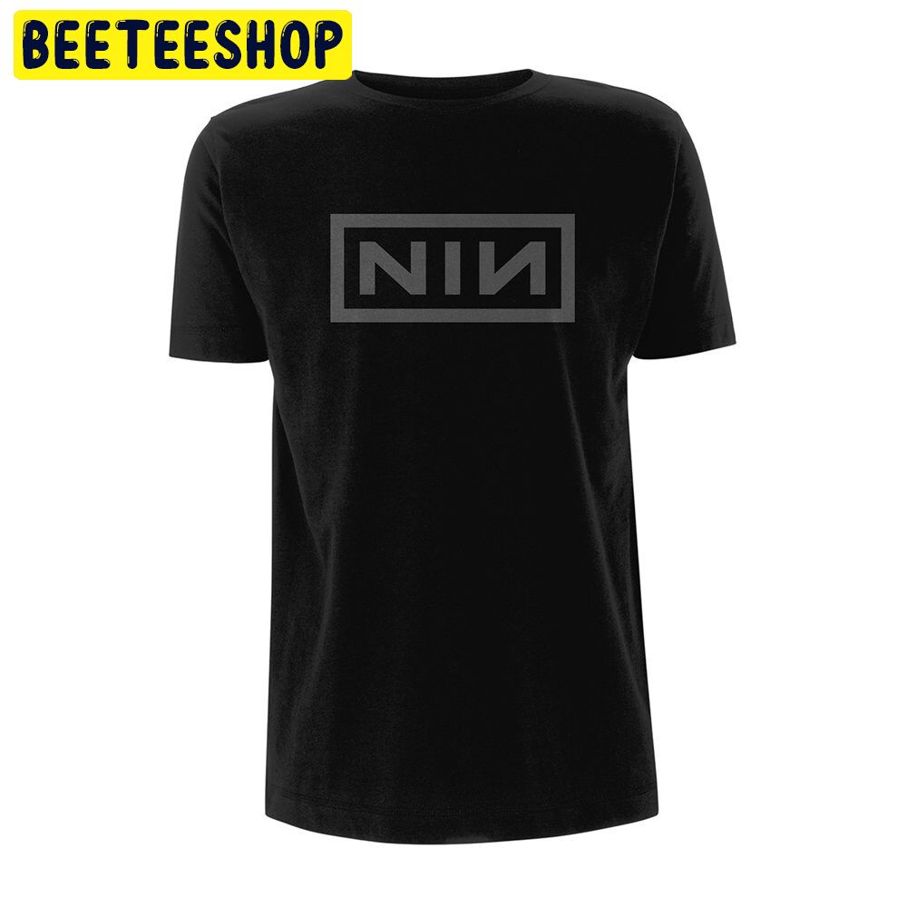 Grey On Black Nine Inch Nails Trent Reznor Logo Trending Unisex Shirt