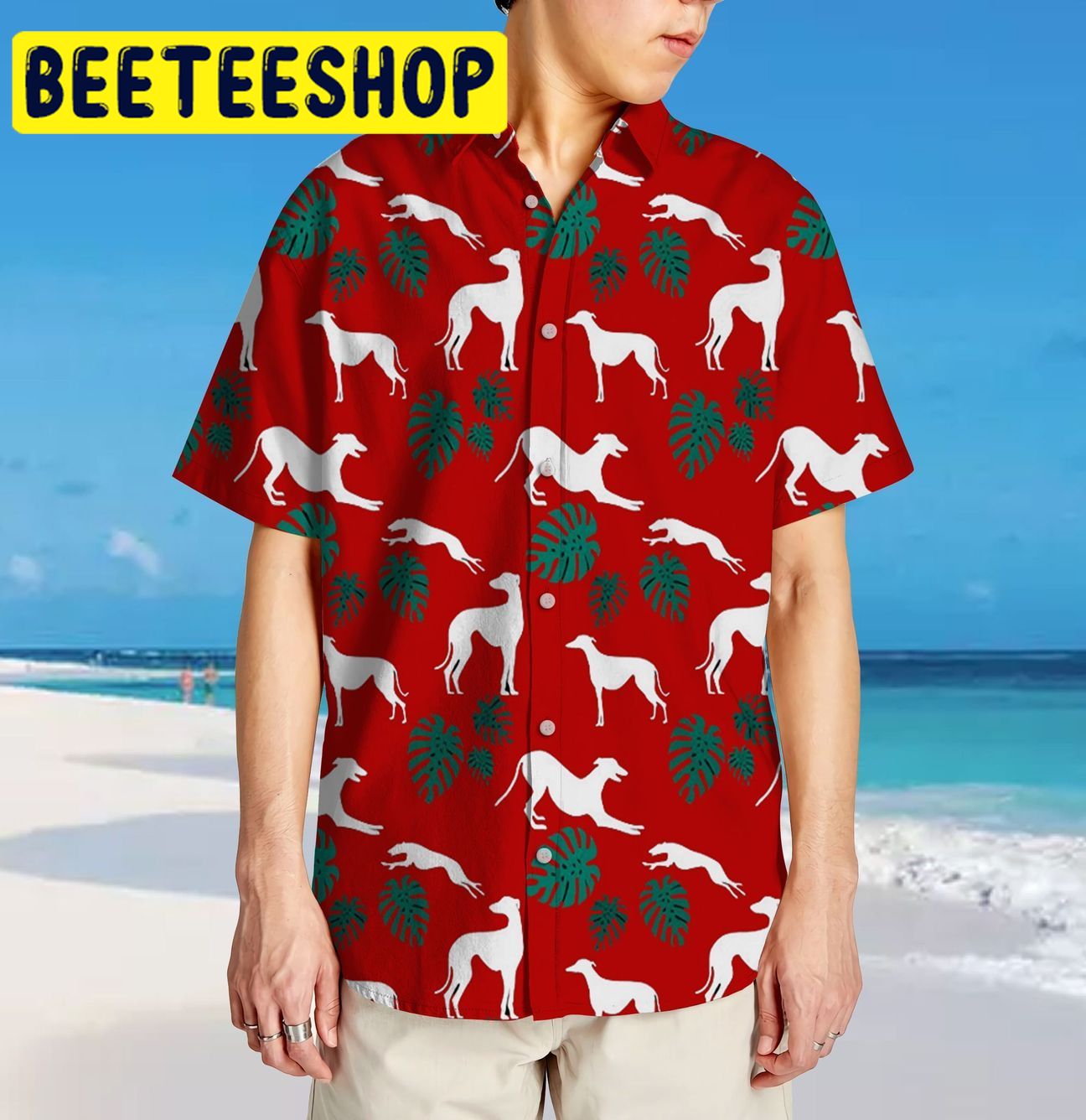 Greyhound Hawaiian Shirt