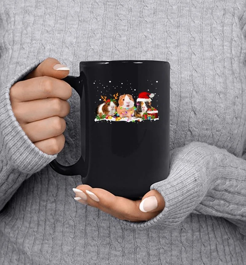 Guinea Pig Reindeer Christmas Mug