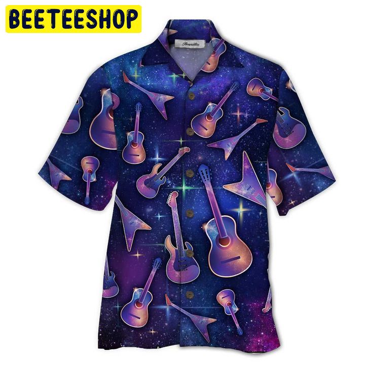 Guitar 3D All Over Printed Trending Hawaiian Shirt