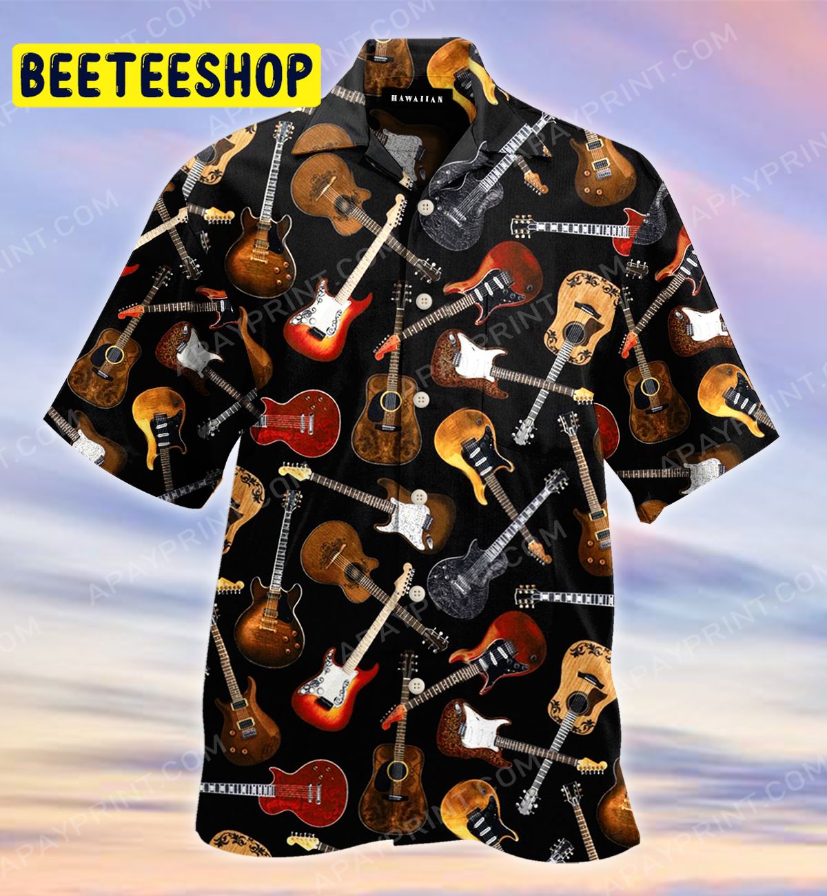 Guitar Art Trending Hawaiian Shirt