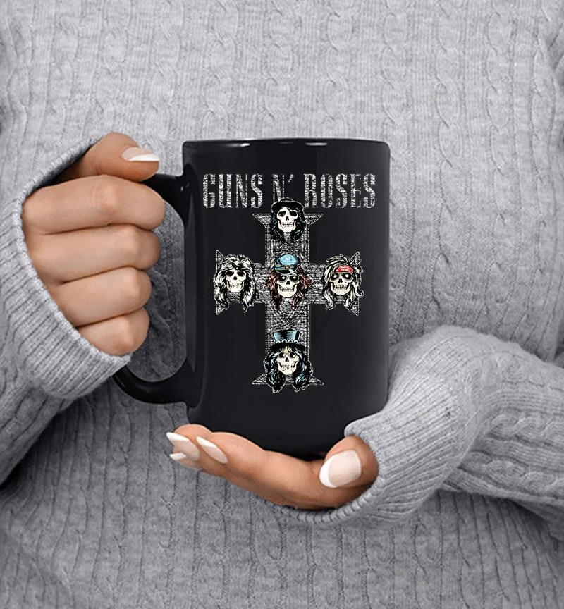 Guns N 039 Roses Official Vintage Cross Mug