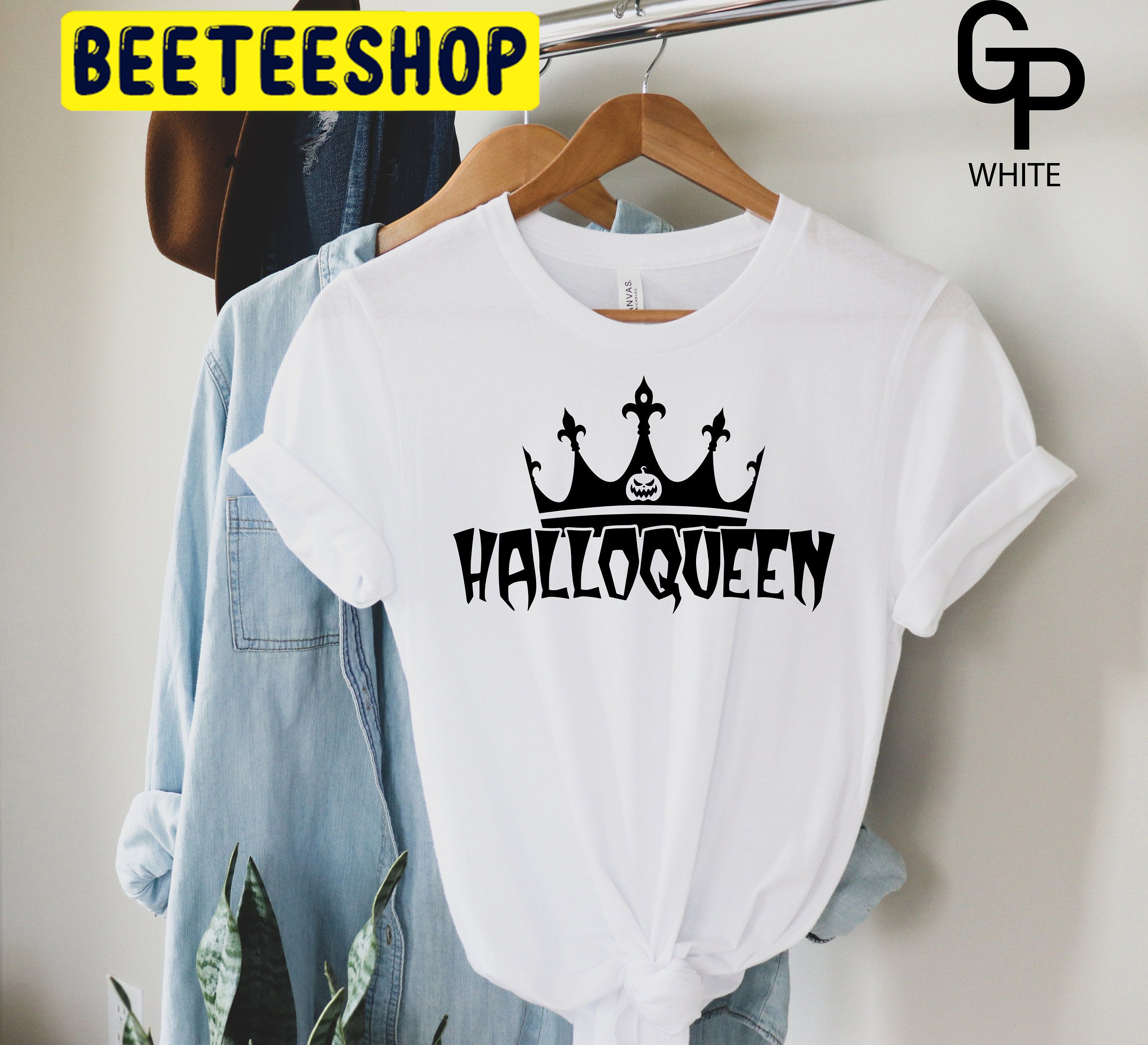 Halloqueen Crown HalloweenTrending Unisex Shirt