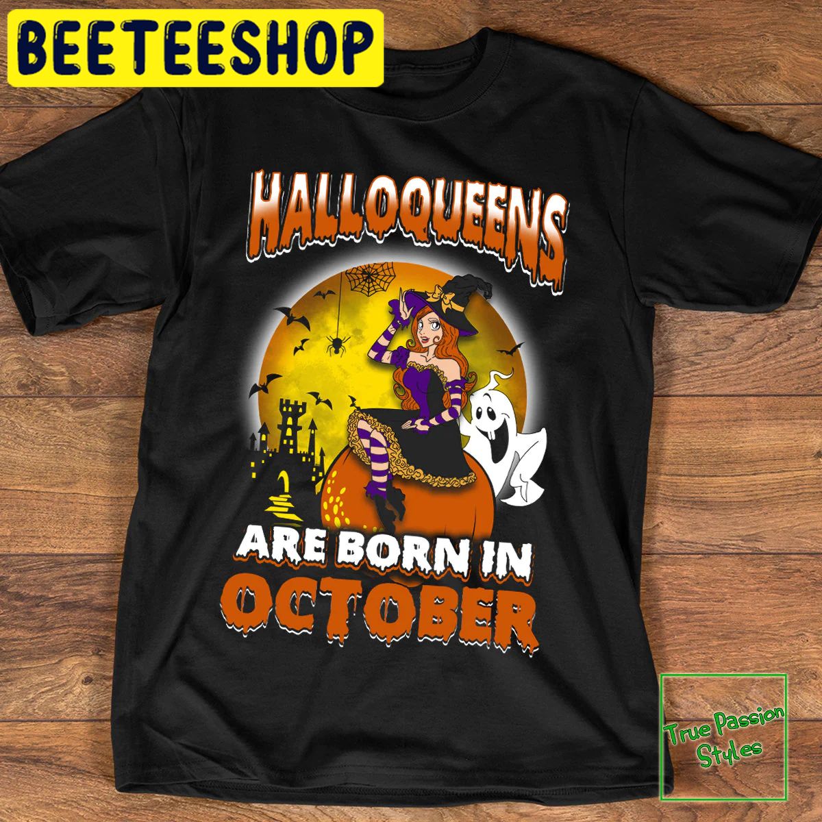 Halloqueens Are Born In October Trending Unisex Shirt