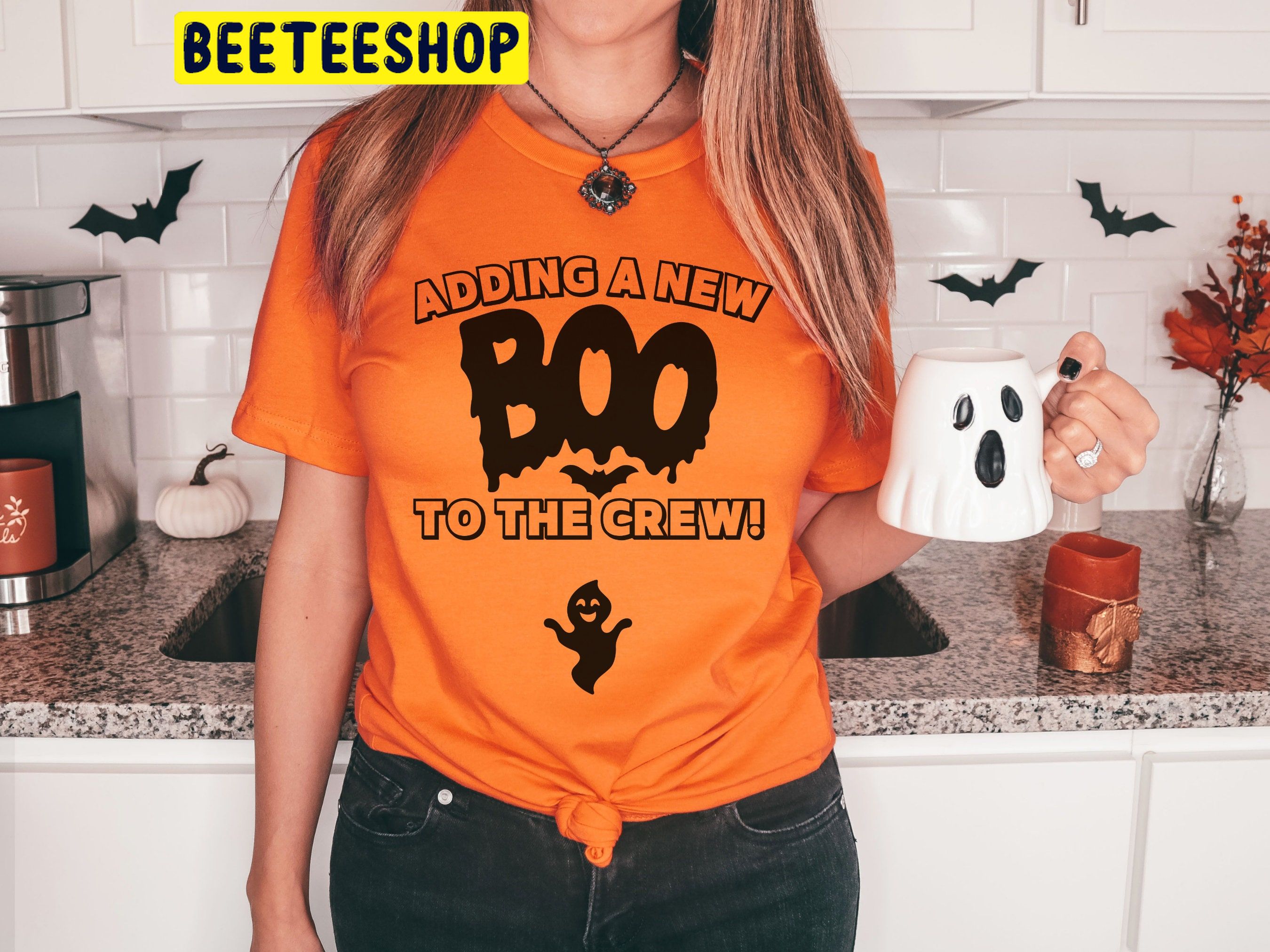 Halloween Baby Announcement Trending Unisex Shirt