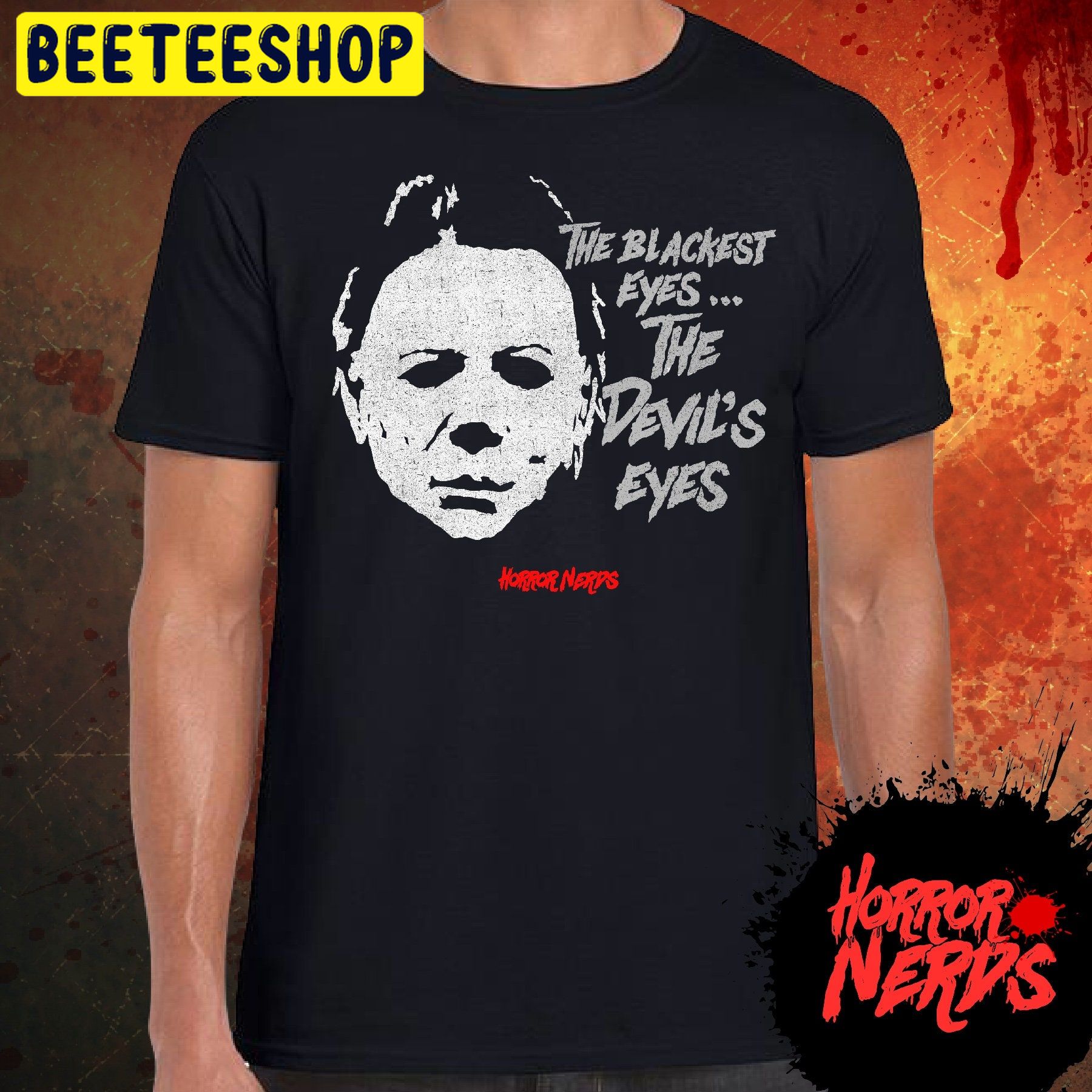 Halloween Ends Michael Myers Haddonfield The Blackest Eyes The Devils Eyes Trending Unisex Shirt