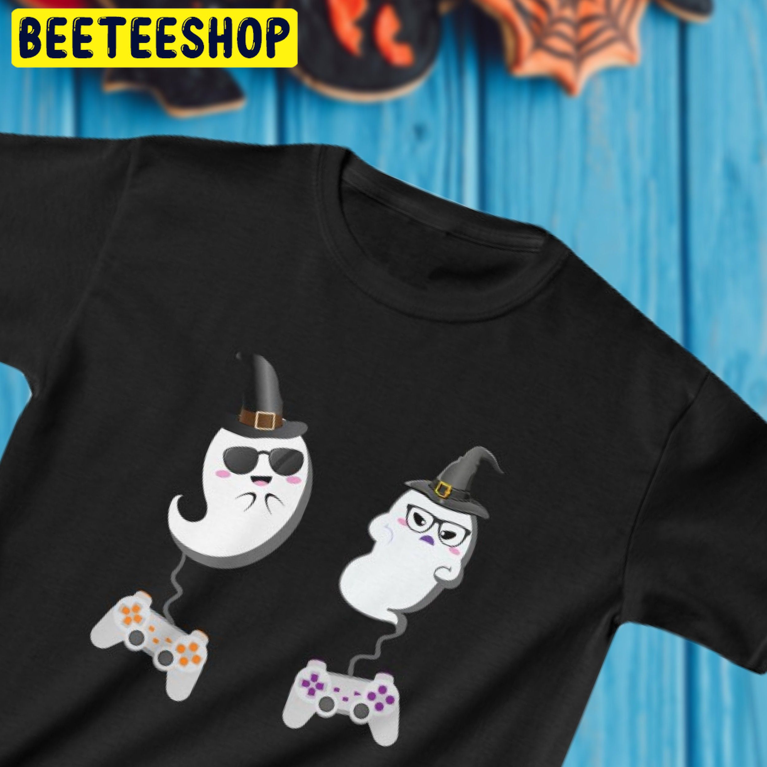 Halloween Gamer Cute Ghosts Trending Unisex Shirt