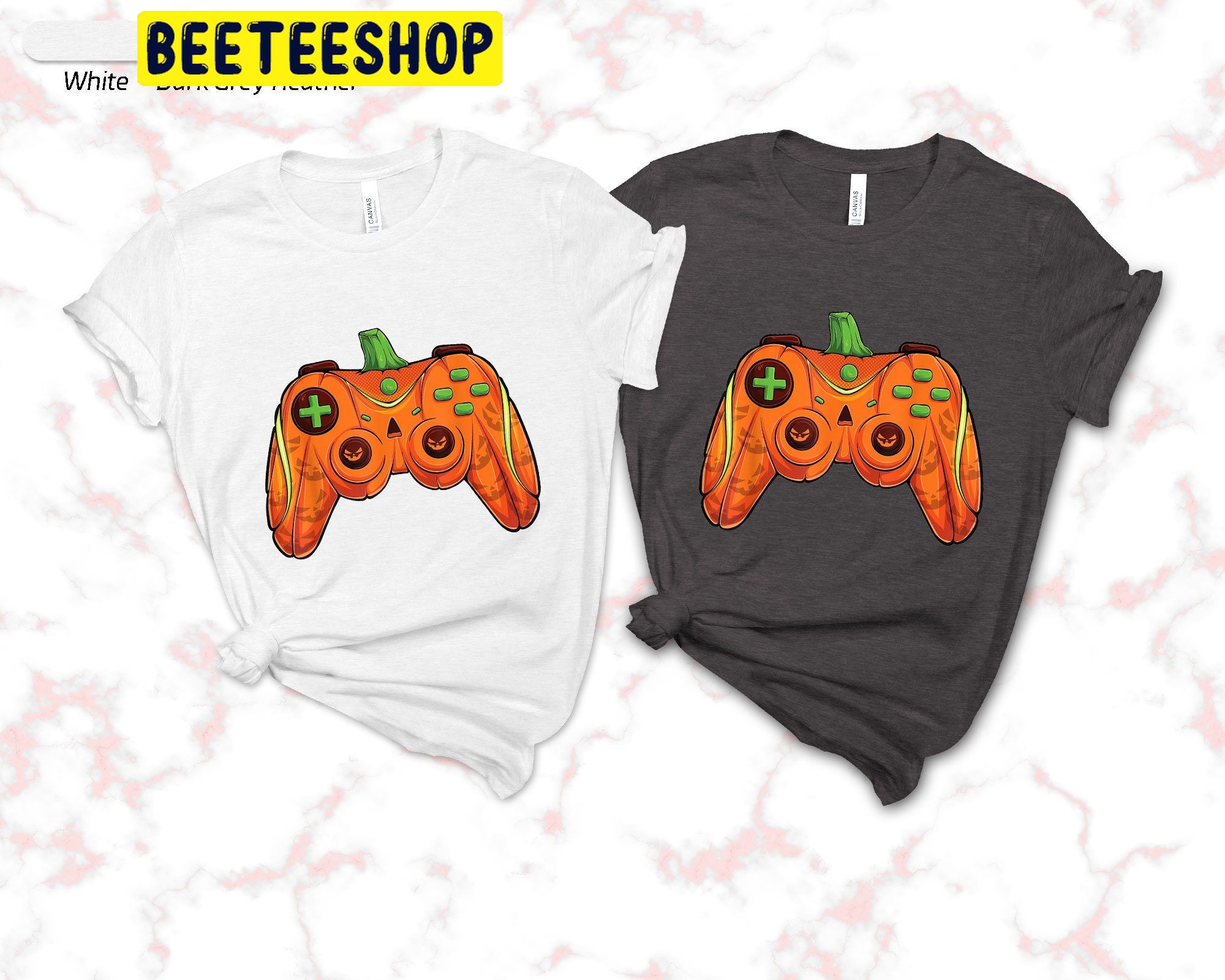 Halloween Gamer Pumpkin Controller Trending Unisex Shirt