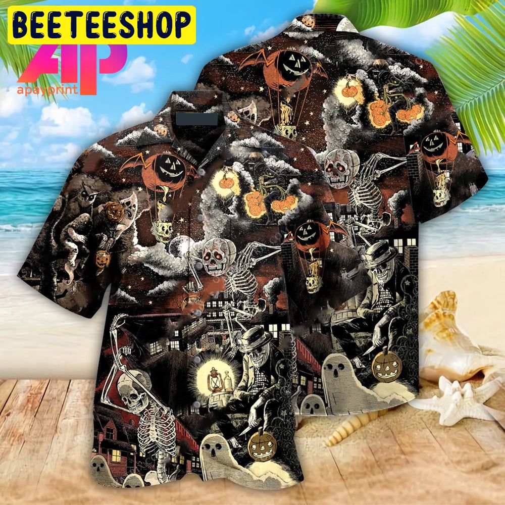 Halloween I’ve Got Skeleton In Me Trending Hawaiian Shirt