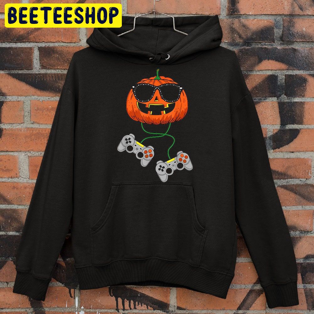 Halloween Jack O Lantern Gamer Trending Unisex Hoodie