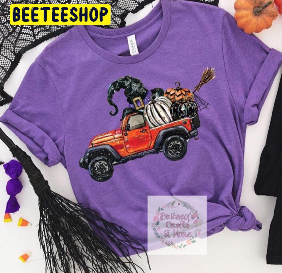 Halloween Jeep Trending Unisex Shirt