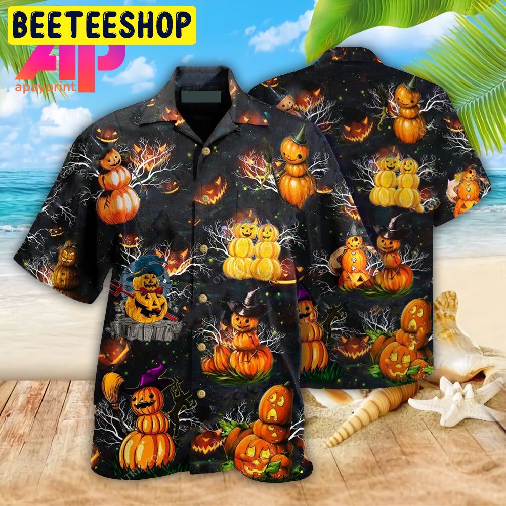 Halloween Lets Get Lit Trending Hawaiian Shirt