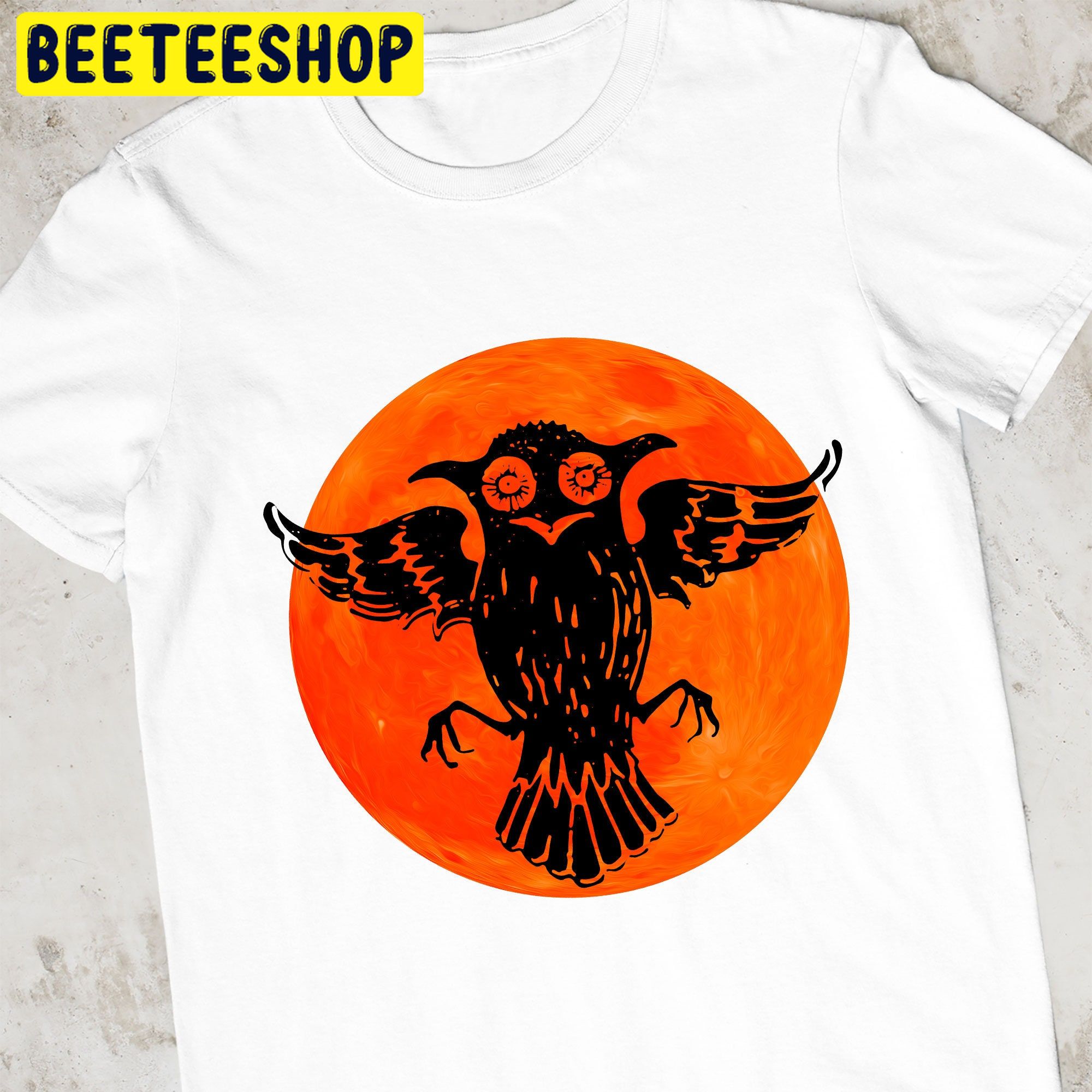 Halloween Moon Owl Trending Unisex Shirt