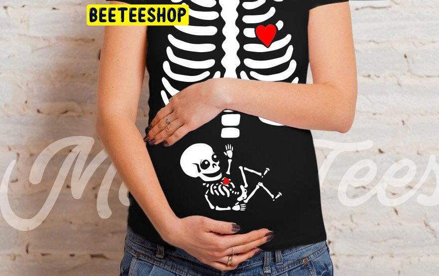 Halloween Pregnancy Announcement Trending Unisex Shirt