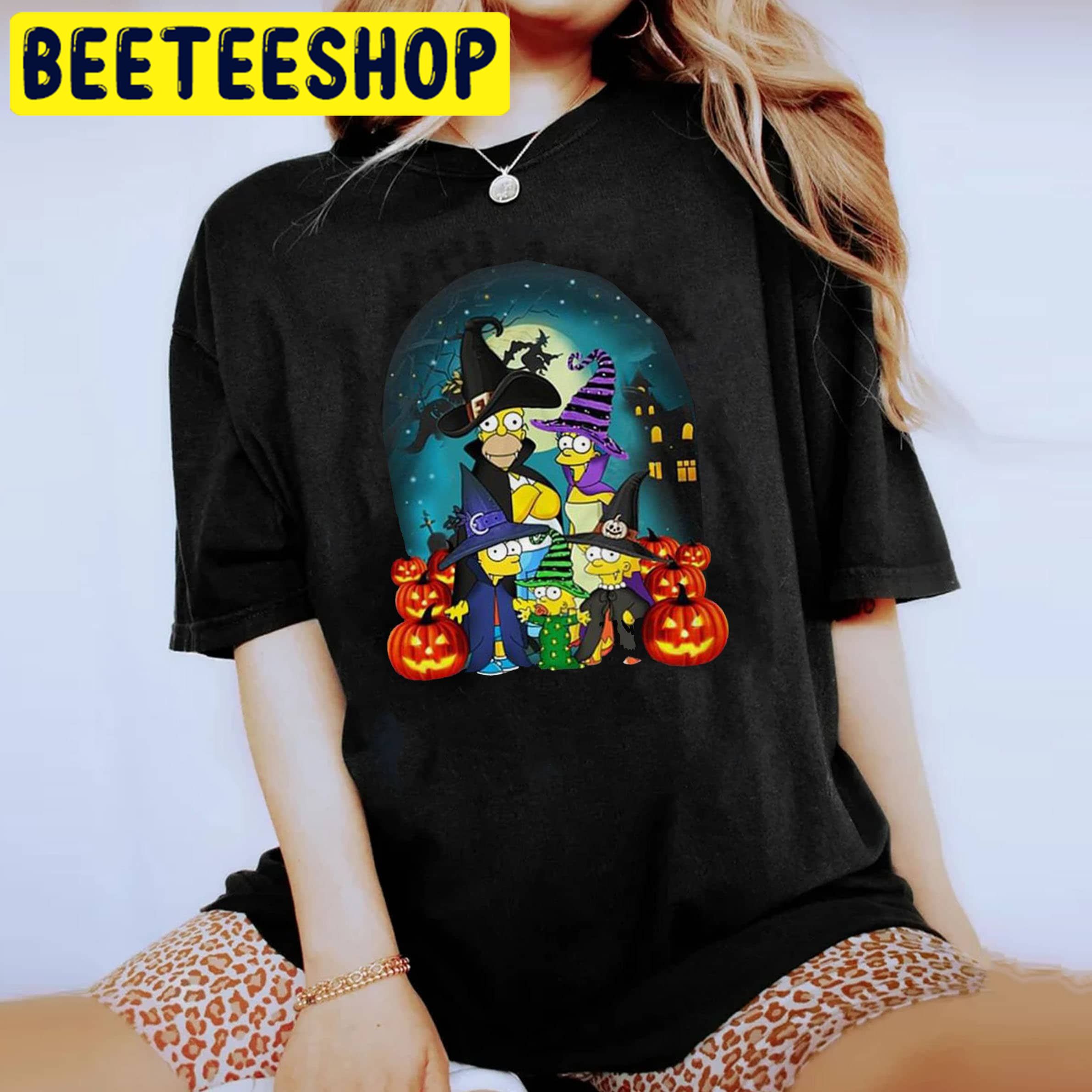 Halloween Pumpkin Simpsons Not So Scary Shirt, Trick Or Treat Trending Unisex Shirt