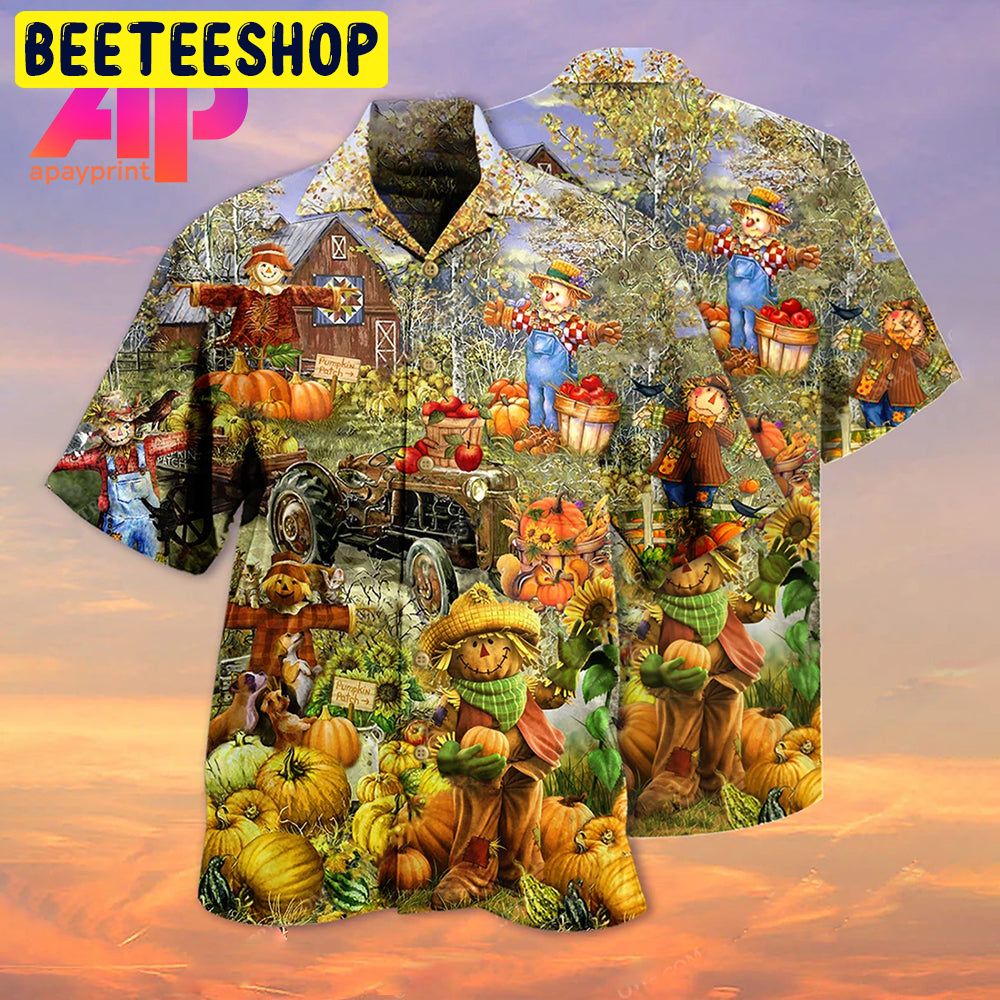 Halloween Pumpkin Smile Trending Hawaiian Shirt