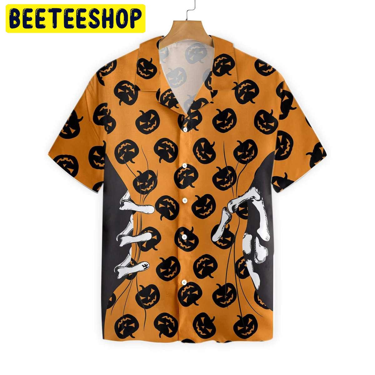 Halloween Skeleton Hand Trending Hawaiian Shirt